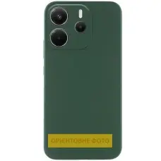 Чохол Silicone Cover Ummi Lakshmi Full Camera (AA) для Xiaomi Poco M7 Pro 5G Зелений / Dark green