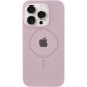 Чохол Silicone Case Full Protective (AA) with MagSafe для Apple iPhone 14 Pro Max (6.7") Рожевий / Pink Sand