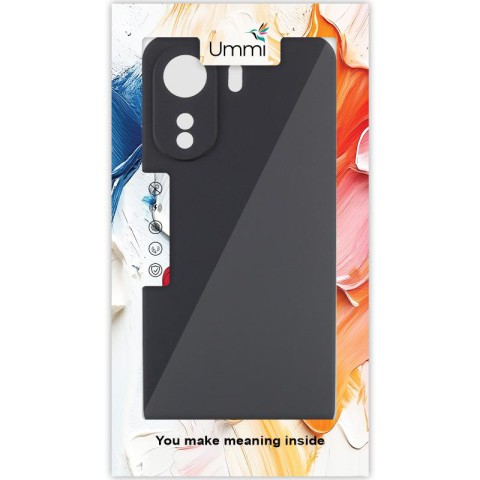 Чохол Silicone Cover Ummi Lakshmi Full Camera (AA) для Xiaomi Redmi 13C Чорний / Black