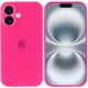 Чохол Silicone Case Full Camera Protective (AA) для Apple iPhone 16 Plus (6.7") Рожевий / Barbie pink