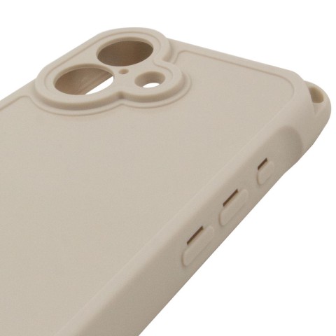 Чохол TPU CrossBody with straps для Apple iPhone 16 Plus (6.7") Antique White