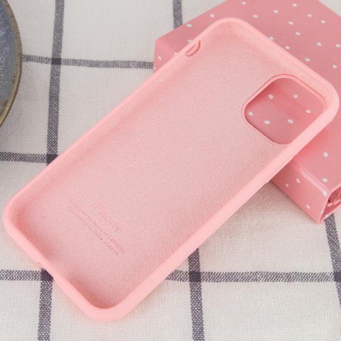Чохол Silicone Case Full Protective (AA) для Apple iPhone 11 Pro Max (6.5") Рожевий / Pink
