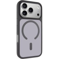 TPU+PC чохол Metal Buttons with MagSafe для Apple iPhone 17 Pro Max (6.9") Чорний / Black