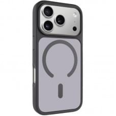 TPU+PC чохол Metal Buttons with MagSafe для Apple iPhone 17 Pro Max (6.9") Чорний / Black