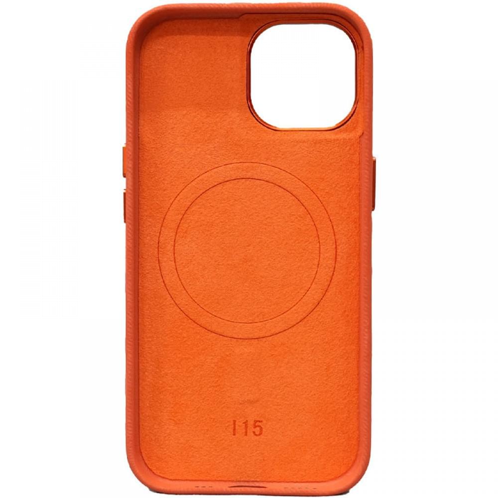Чохол Denim with MagSafe для Apple iPhone 15 (6.1") Orange