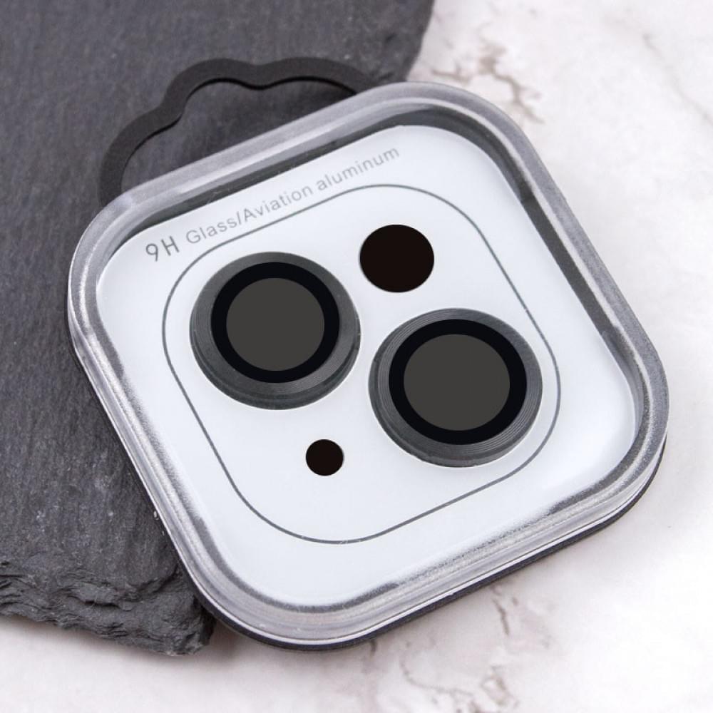 Защитное стекло Metal Classic на камеру (в упак.) для Apple iPhone 14 (6.1") / 14 Plus (6.7")