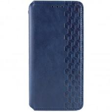 Шкіряний чохол-книжка GETMAN Cubic (PU) для Xiaomi Redmi Note 14 4G (Int. version) Синій