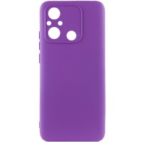 Чохол TPU GETMAN Liquid Silk Full Camera для Xiaomi Redmi 12C Фіолетовий / Purple