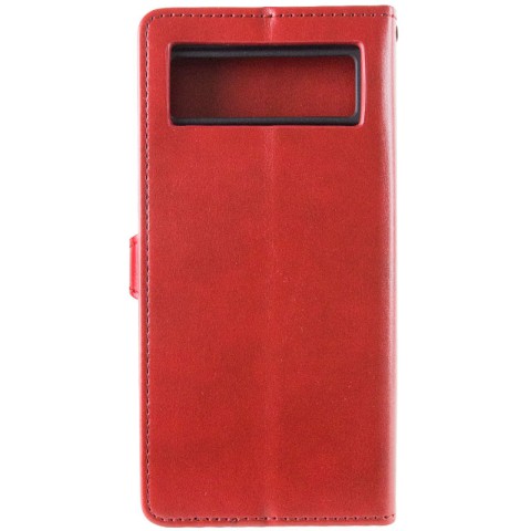 Шкіряний чохол-книжка GETMAN Gallant (PU) для Google Pixel 6a Червоний