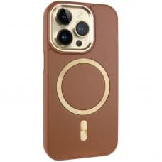 Шкіряний чохол SnapCase with MagSafe для Apple iPhone 12 Pro Max (6.7") Brown