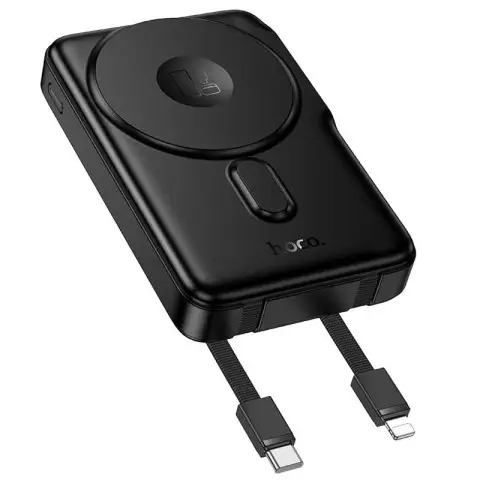 Портативний ЗП Power Bank Hoco Q48 Core PD20W з БЗП+iWatch 10000 mAh Black