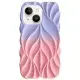 TPU чохол Leaf для Apple iPhone 15 (6.1") Lilac / Pink