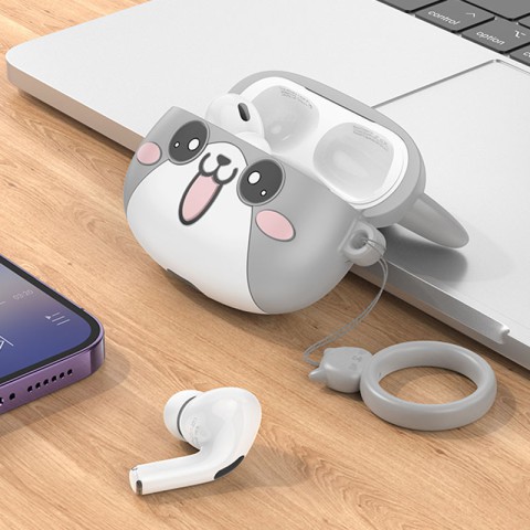 Бездротові TWS навушники Hoco EW48 Happy Cat Case Misty Cat