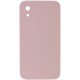 Чохол Silicone Case Square Full Camera Protective (AA) NOLOGO для Apple iPhone XR (6.1") Рожевий / Pink Sand