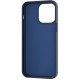 Чохол Silicone Case Full Protective NO LOGO with Ring для Apple iPhone 15 Pro (6.1") Dark Blue