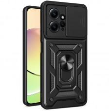 Ударостійкий чохол Camshield Serge Ring для Xiaomi Redmi Note 12 4G Чорний