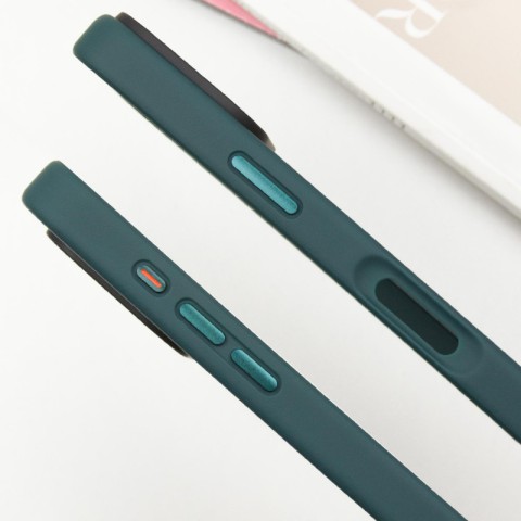 TPU+PC чохол Metal Buttons для Apple iPhone 16 Pro Max (6.9") Зелений
