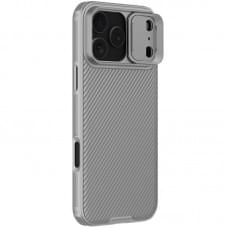 Карбонова накладка Nillkin CamShield Pro для Apple iPhone 17 Pro Max (6.9") Titanium gray