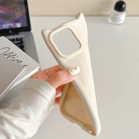 Чохол TPU Cat для Apple iPhone 15 Pro Max (6.7") Antique White