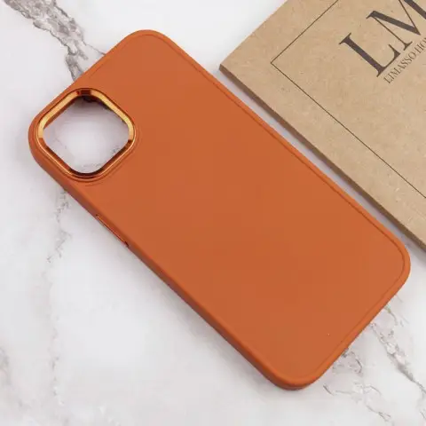 TPU чохол Bonbon Metal Style для Apple iPhone 14 Plus (6.7") Помаранчевий / Papaya