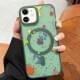 Чохол TPU+PC Flush with MagSafe для Apple iPhone 11 (6.1") Dark green
