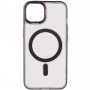 Чохол TPU Iris with MagSafe для Apple iPhone 15 (6.1") Чорний