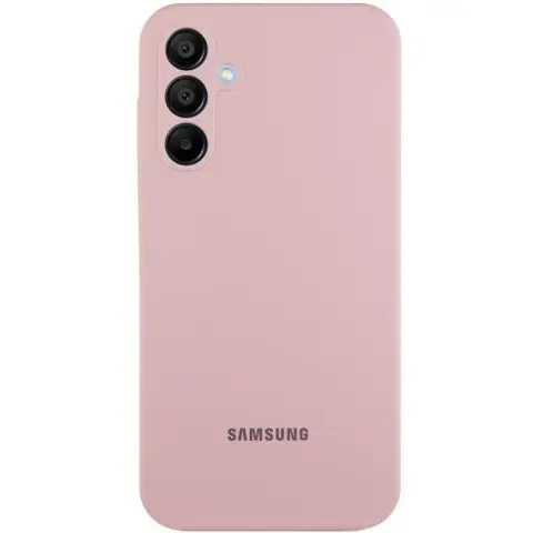 Чохол Silicone Cover Lakshmi Full Camera (AAA) with Logo для Samsung Galaxy S25 Edge Рожевий / Pink Sand