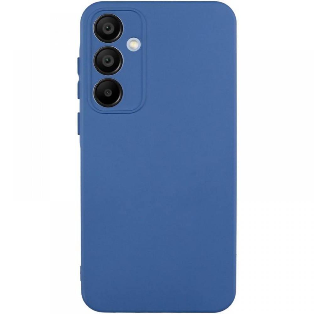 Чохол TPU GETMAN Liquid Silk Full Camera для Samsung Galaxy S24+ Синій / Navy Blue