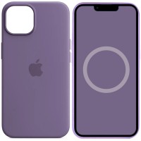 Чохол Silicone case (AAA) with Magsafe and Animation для Apple iPhone 14 (6.1") Фіолетовий / Iris