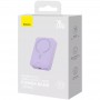 Портативне ЗП Power Bank Baseus Magnetic Mini OS 20W c БЗП 10000 mAh (PPCX110105) Purple