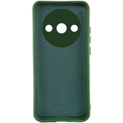 Чохол Silicone Cover Lakshmi Full Camera (AA) для Xiaomi Redmi A3 Зелений / Dark green