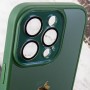 Чохол TPU+Glass Sapphire Midnight для Apple iPhone 12 Pro (6.1") Зелений / Forest green