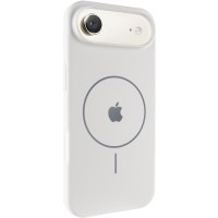 Чохол Silicone Case Full Protective (AA) V2 with MagSafe для Apple iPhone 17 Air (6.5") Білий / White
