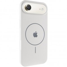 Чохол Silicone Case Full Protective (AA) V2 with MagSafe для Apple iPhone 17 Air (6.5") Білий / White