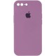 Чохол Silicone Case Square Full Camera Protective (AA) для Apple iPhone 7 plus/8 plus (5.5") Ліловий / Lilac Pride