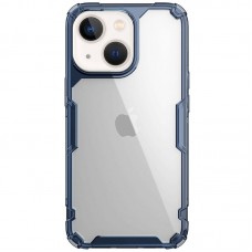 TPU чохол Nillkin Nature Pro Series для Apple iPhone 15 (6.1") Синій (прозорий)