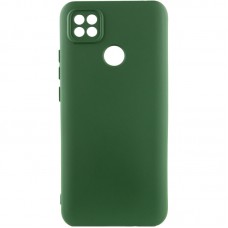 Чохол Silicone Cover Lakshmi Full Camera (AA) для Oppo A15s / A15 Зелений / Dark green