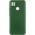 Чохол Silicone Cover Lakshmi Full Camera (AA) для Oppo A15s / A15 Зелений / Dark green