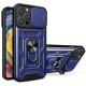 Ударостійкий чохол Camshield Serge Ring для Apple iPhone 13 Pro (6.1") Синій
