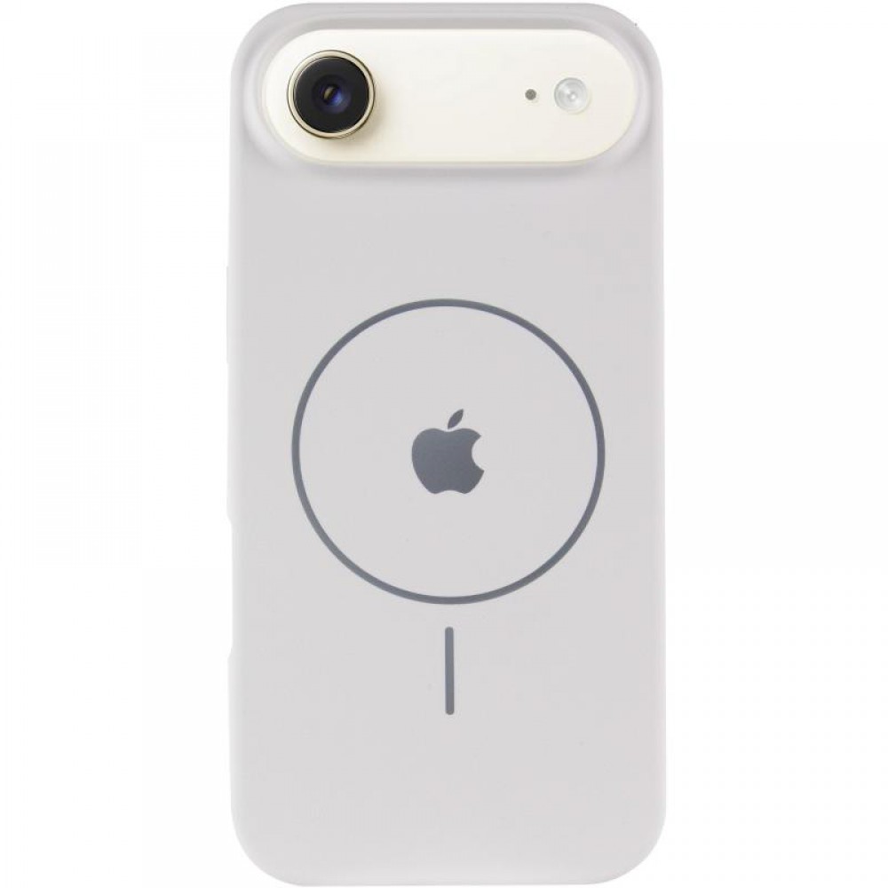 Чохол Silicone Case Full Protective (AA) V2 with MagSafe для Apple iPhone 17 Air (6.5") Білий / White