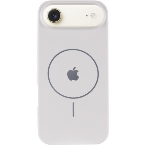 Чохол Silicone Case Full Protective (AA) V2 with MagSafe для Apple iPhone 17 Air (6.5") Білий / White