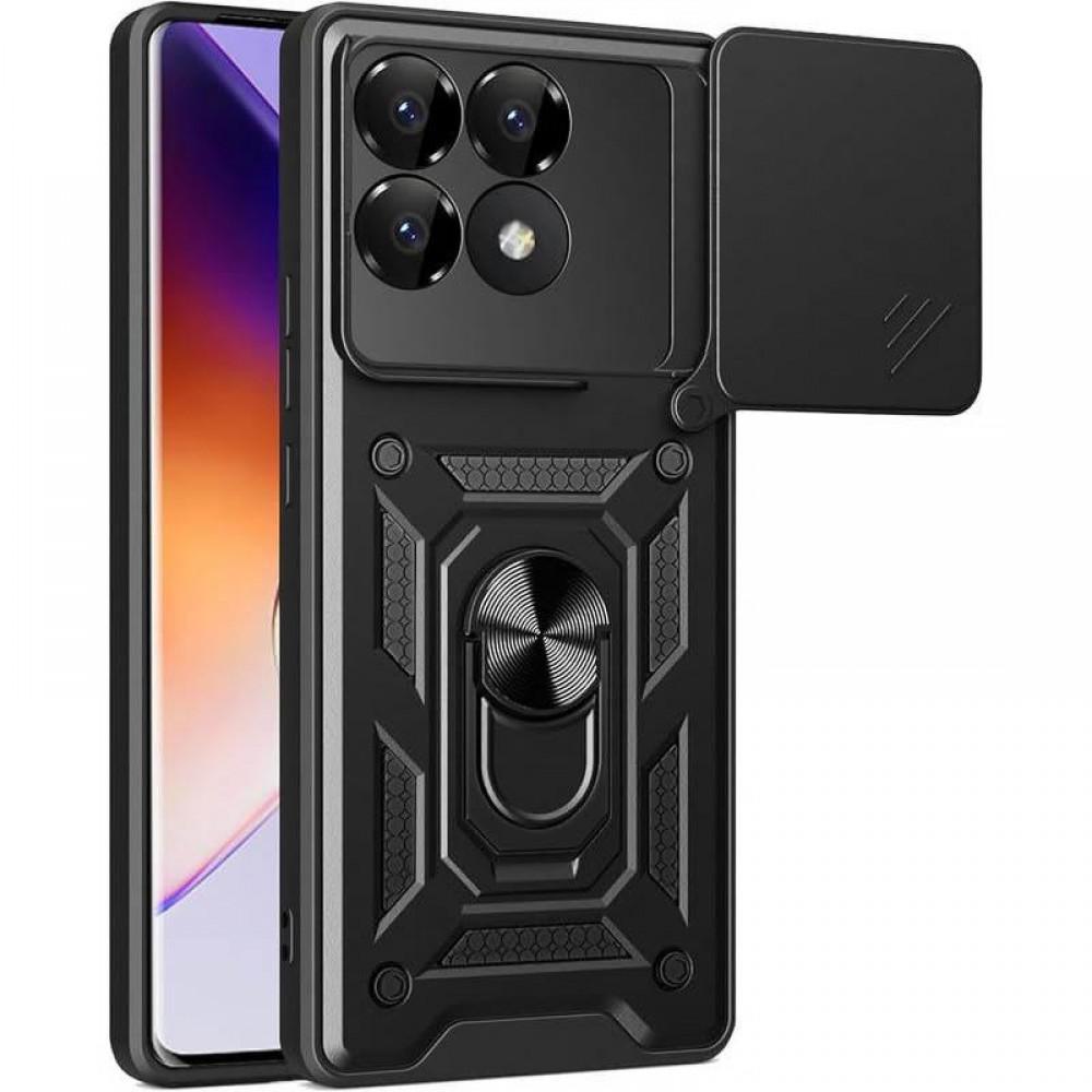 Чохол Ummi Camshield Serge Ring для Xiaomi Poco X6 Pro Чорний