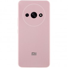 Чохол Silicone Cover Lakshmi Full Camera (AAA) with Logo для Xiaomi Redmi A3 Рожевий / Pink Sand