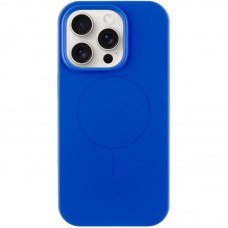 Чохол Silicone Case Full Protective (AA) NO LOGO with MagSafe для Apple iPhone 13 Pro (6.1") Синій / Capri Blue