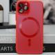 Чохол TPU+Glass Sapphire Midnight with MagSafe для Apple iPhone 12 Pro (6.1") Червоний / Red