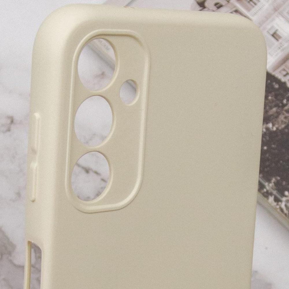 Чохол TPU GETMAN Liquid Silk Full Camera для Samsung Galaxy M34 5G Пісочний / Sand