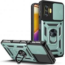 Ударостійкий чохол Camshield Serge Ring для Xiaomi Poco F4 GT Зелений
