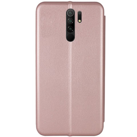 Шкіряний чохол-книжка Classy для Xiaomi Redmi 9 Rose Gold