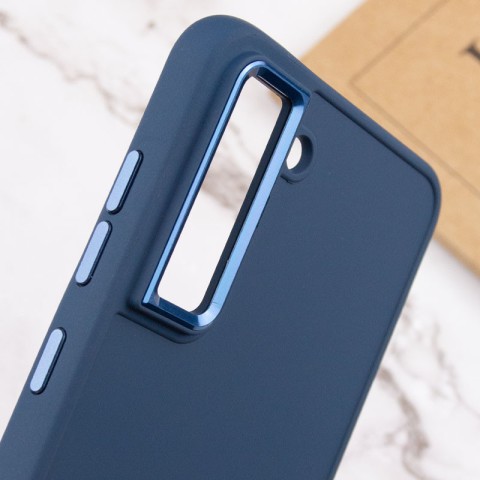 TPU чохол Bonbon Metal Style для Samsung Galaxy S23 Синій / Cosmos blue