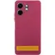 Чохол TPU GETMAN Liquid Silk Full Camera для Motorola Edge 50 Fusion Бордовий / Marsala